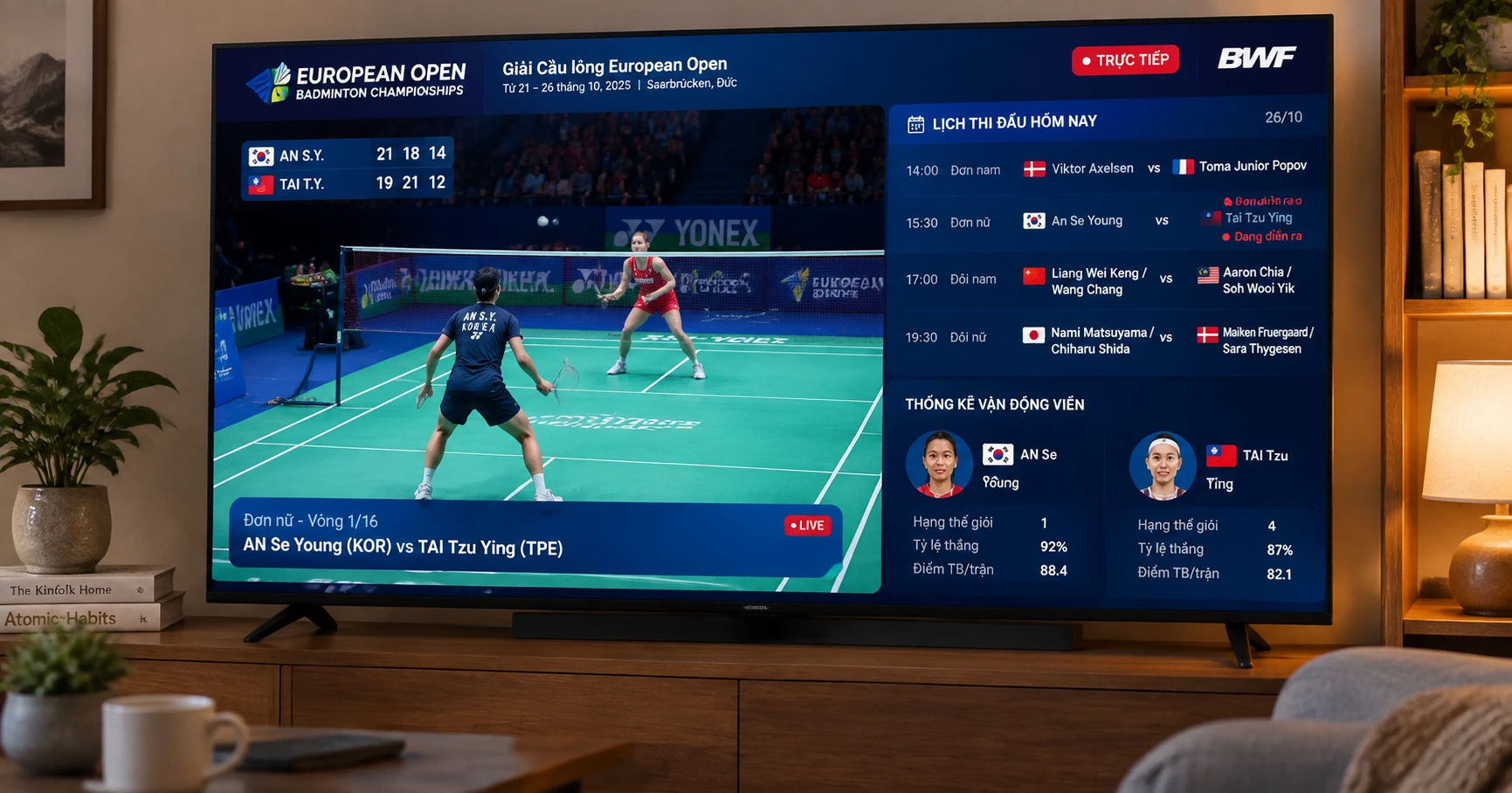 Thapcamtv European Open: Truyền hình trực tiếp giải đấu cầu lông hàng đầu châu Âu - image 2 Thapcamtv European Open: Truyền hình trực tiếp giải đấu cầu lông hàng đầu châu Âu - image 2